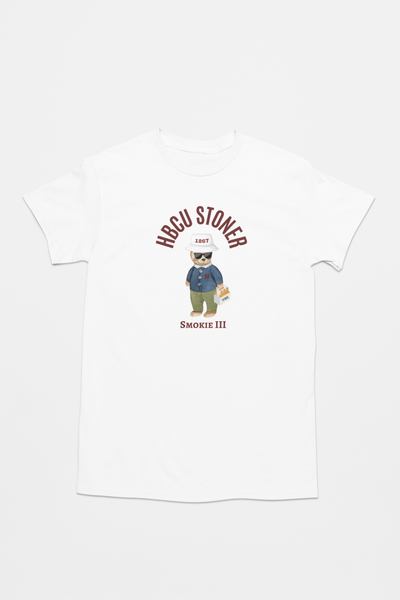 HBCU Stoner Bear Unisex Heavy 100% Cotton T-Shirt - SchoolHouse United