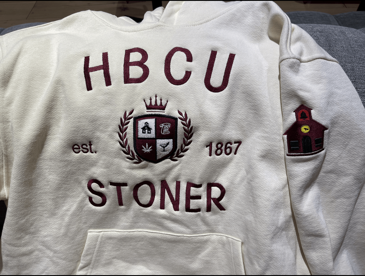 HBCU Stoner Crest Custom Embroidered Unisex Hoodie - SchoolHouse United