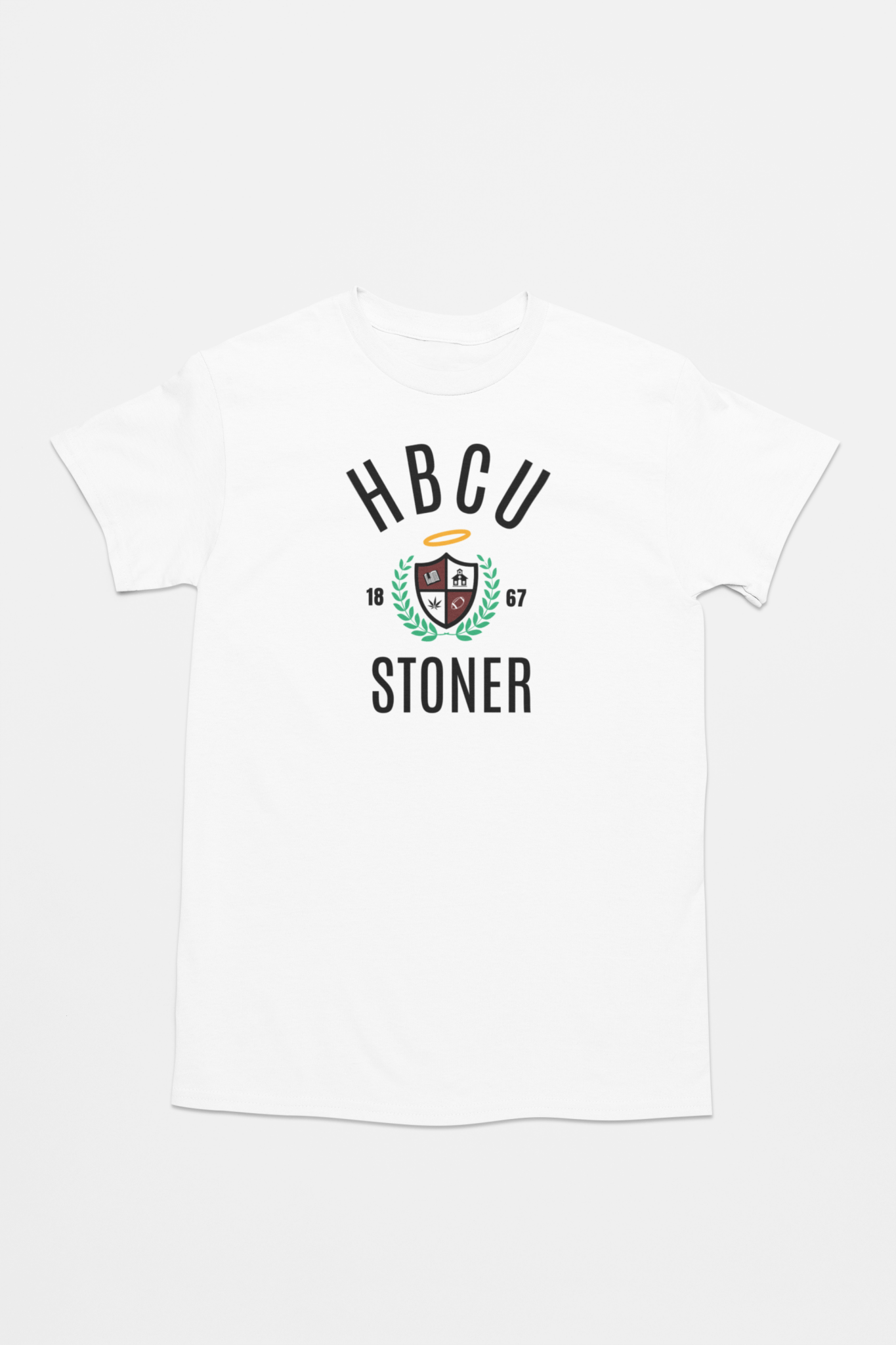 HBCU Stoner Crest Unisex Heavy 100% Cotton T-Shirt